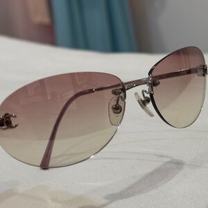 CHANEL Pink Sunglasses